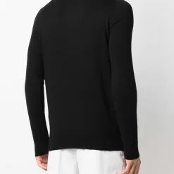 Karl Lagerfeld logo-embossed knitted jumper