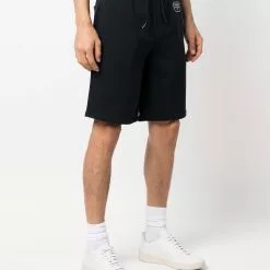 Karl Lagerfeld logo patch track pants