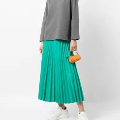 Karl Lagerfeld boat-neck jersey top