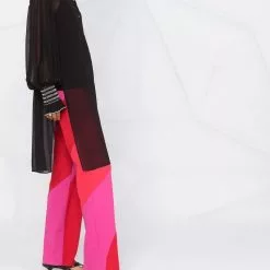 Karl Lagerfeld sheer overlay shirt