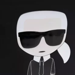 Karl Lagerfeld logo print backpack