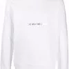 Karl Lagerfeld slogan-print metallic sweatshirt
