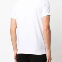 Karl Lagerfeld logo-print zip-up polo shirt