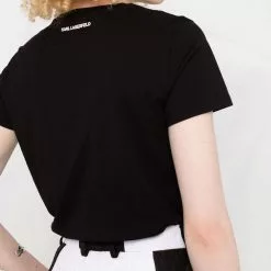 Karl Lagerfeld K/Ikonic Choupette organic cotton T-shirt