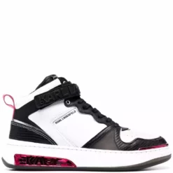 Karl Lagerfeld high-top leather sneakers