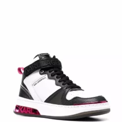 Karl Lagerfeld high-top leather sneakers