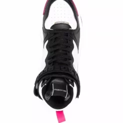 Karl Lagerfeld high-top leather sneakers