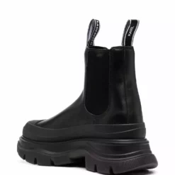 Karl Lagerfeld platform sole leather ankle boots