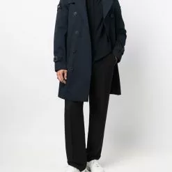 Karl Lagerfeld zip-up wool fleece sweatshirt