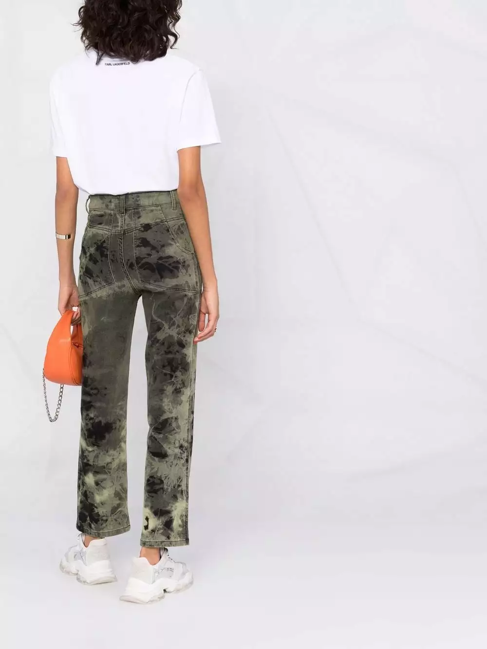 Karl Lagerfeld logo-patch organic cotton T-shirt