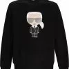 Karl Lagerfeld graphic-print crew neck sweatshirt