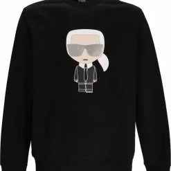 Karl Lagerfeld graphic-print crew neck sweatshirt