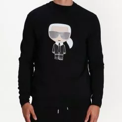 Karl Lagerfeld graphic-print crew neck sweatshirt