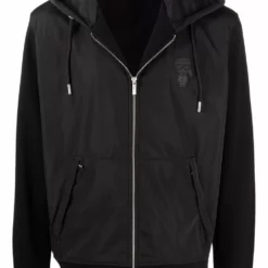 Karl Lagerfeld motif-detail hooded jacket