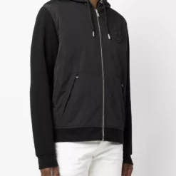 Karl Lagerfeld motif-detail hooded jacket