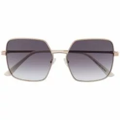 Karl Lagerfeld metallic square sunglasses