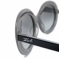 Karl Lagerfeld oval trilayer sunglasses