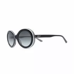 Karl Lagerfeld oval trilayer sunglasses