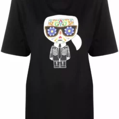 Karl Lagerfeld Ikonik graphic-print organic cotton T-shirt