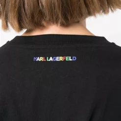 Karl Lagerfeld Ikonik graphic-print organic cotton T-shirt