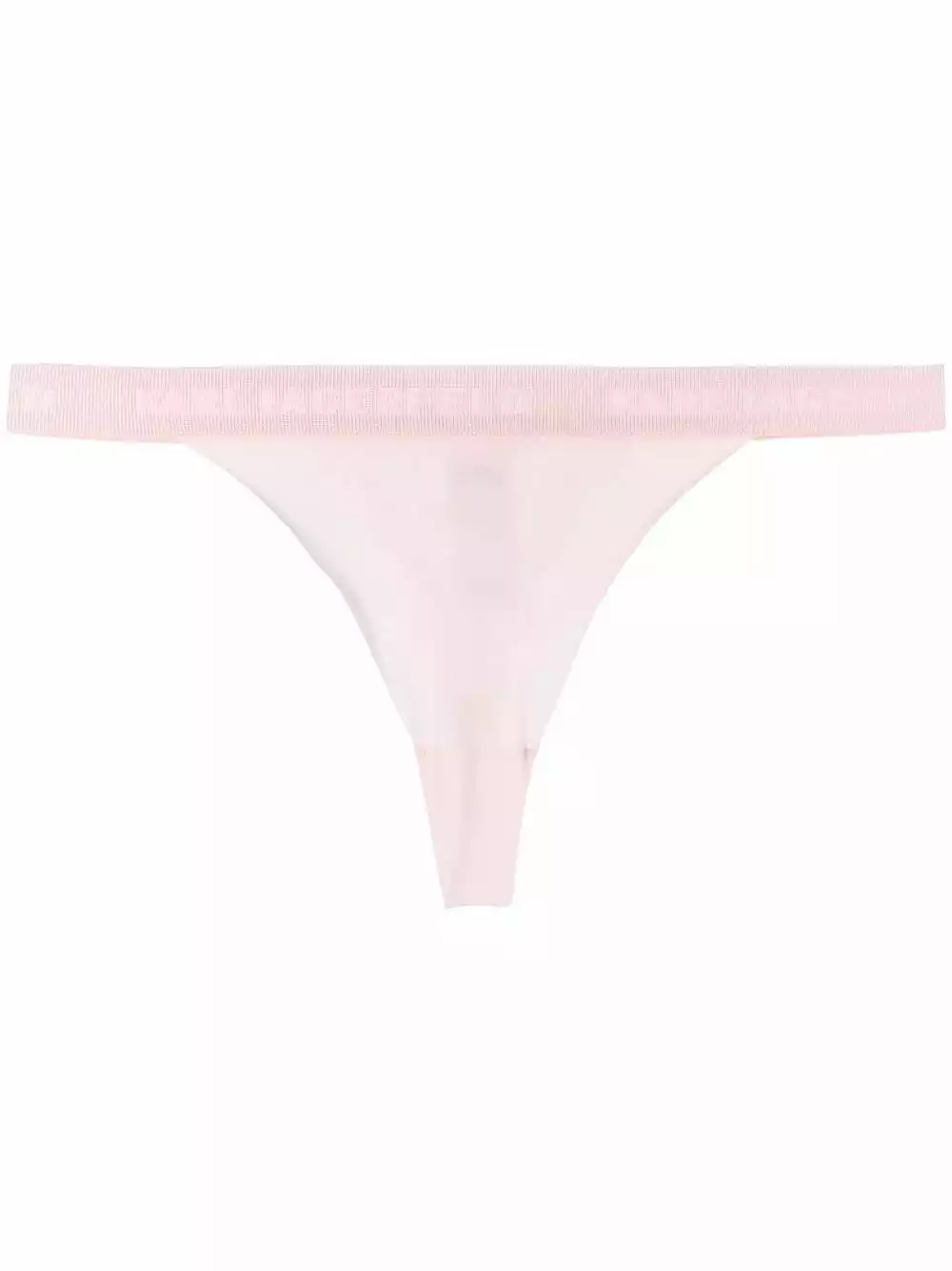 Karl Lagerfeld logo-waistband sheer thong