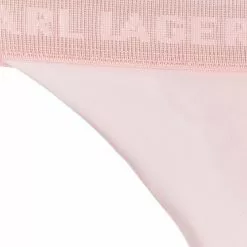 Karl Lagerfeld logo-waistband sheer thong
