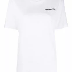 Karl Lagerfeld logo-print pyjama top