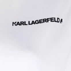 Karl Lagerfeld logo-print pyjama top
