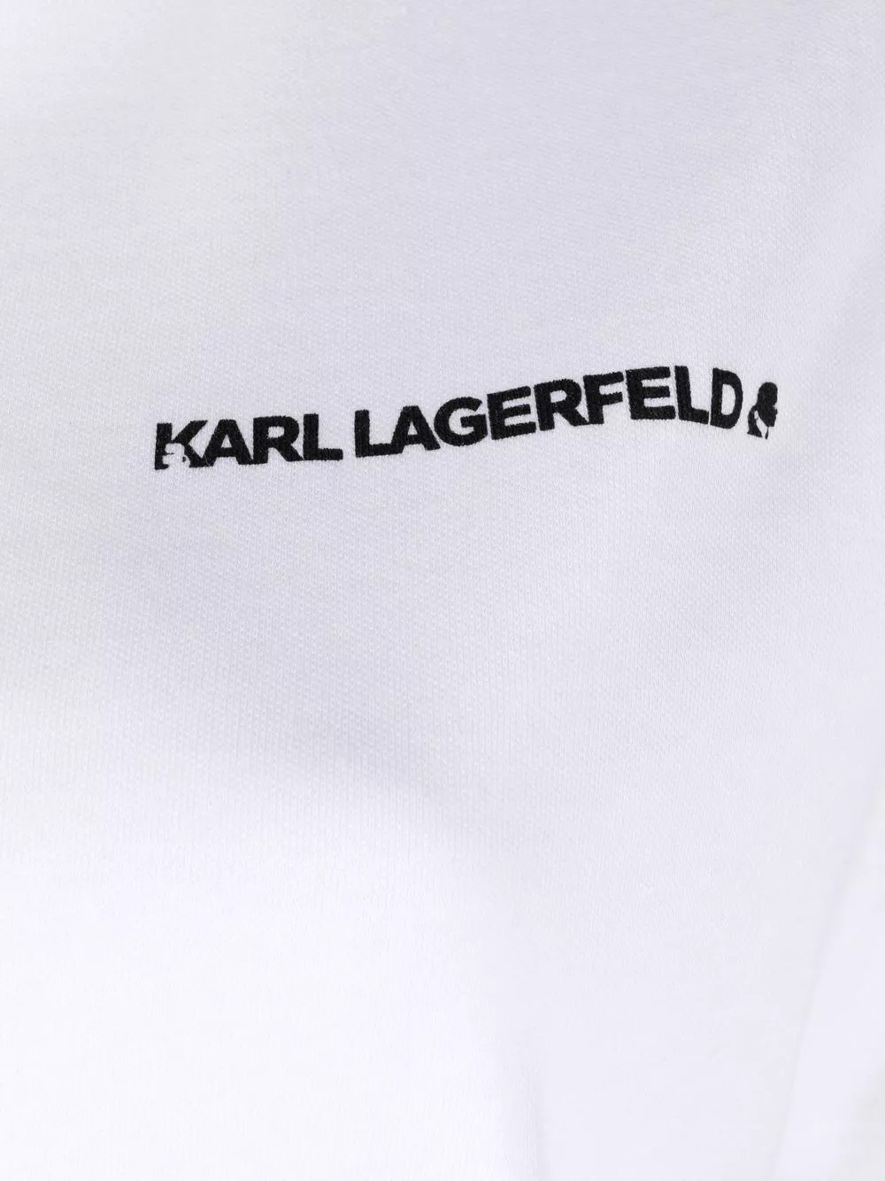 Karl Lagerfeld logo-print pyjama top