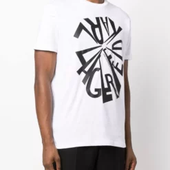 Karl Lagerfeld graphic logo-print cotton T-shirt