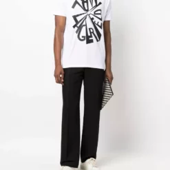Karl Lagerfeld graphic logo-print cotton T-shirt