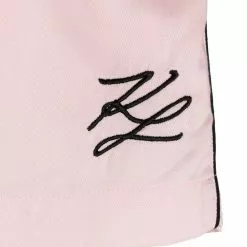 Karl Lagerfeld lace-trim pyjama set