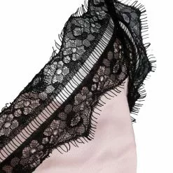 Karl Lagerfeld lace-trim pyjama set