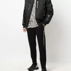 Karl Lagerfeld logo-print cotton track pants