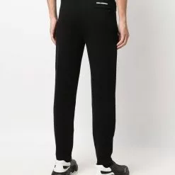 Karl Lagerfeld logo-print cotton track pants