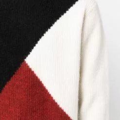 Karl Lagerfeld colour-block knit jumper