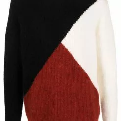 Karl Lagerfeld colour-block knit jumper
