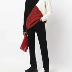 Karl Lagerfeld colour-block knit jumper