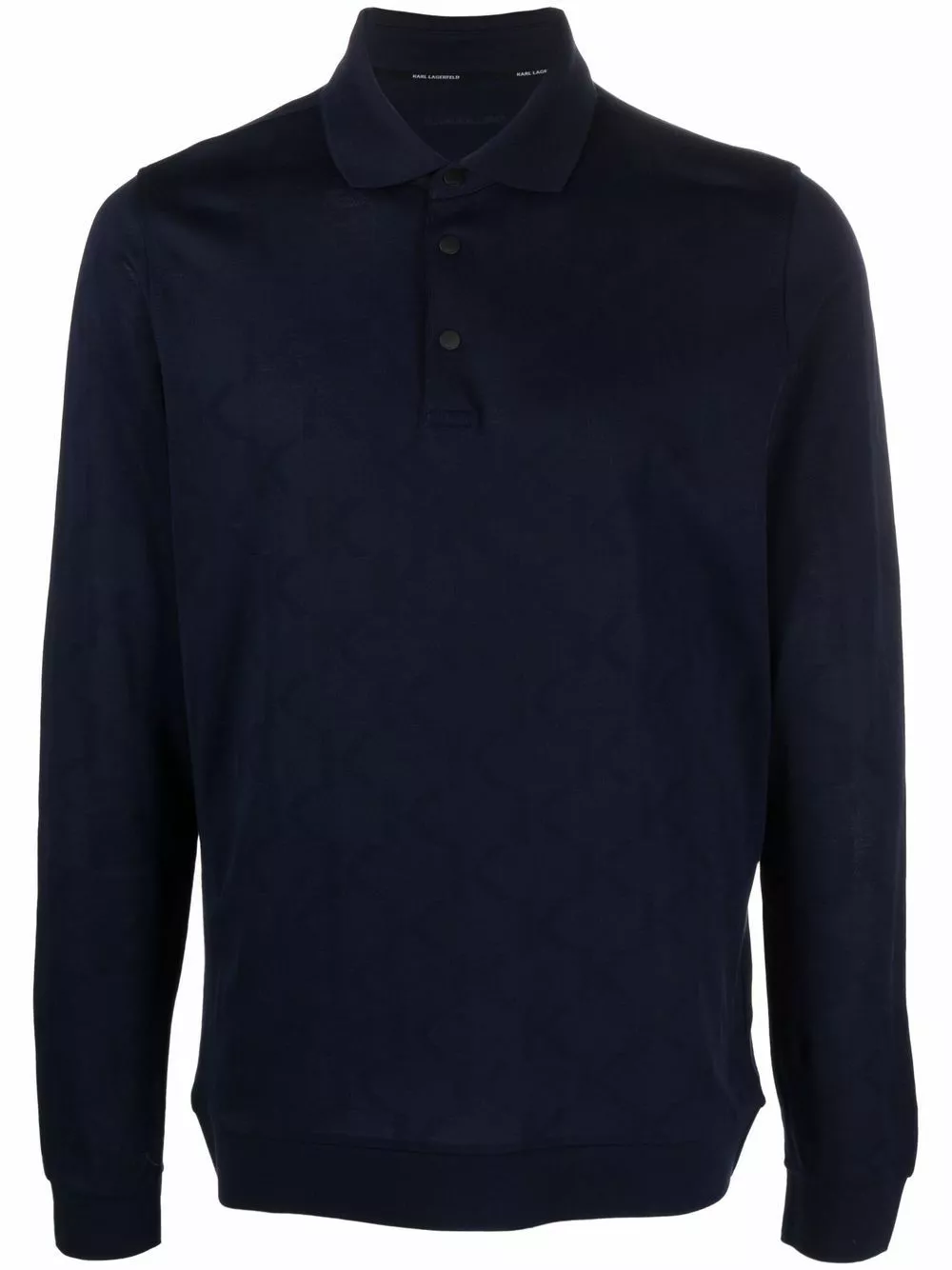 Karl Lagerfeld rear logo-print polo shirt