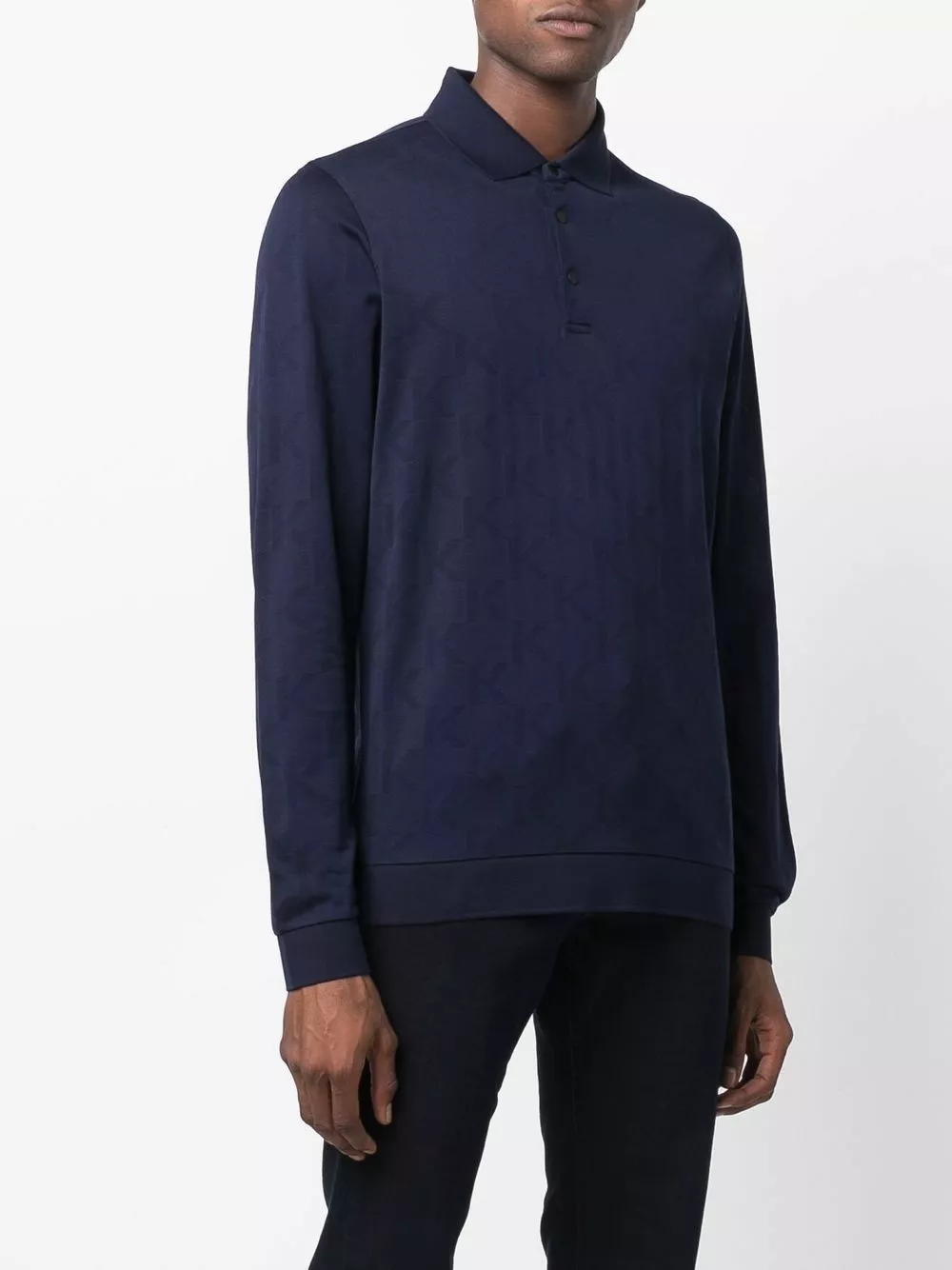 Karl Lagerfeld rear logo-print polo shirt