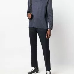 Karl Lagerfeld embroidered-logo polo shirt