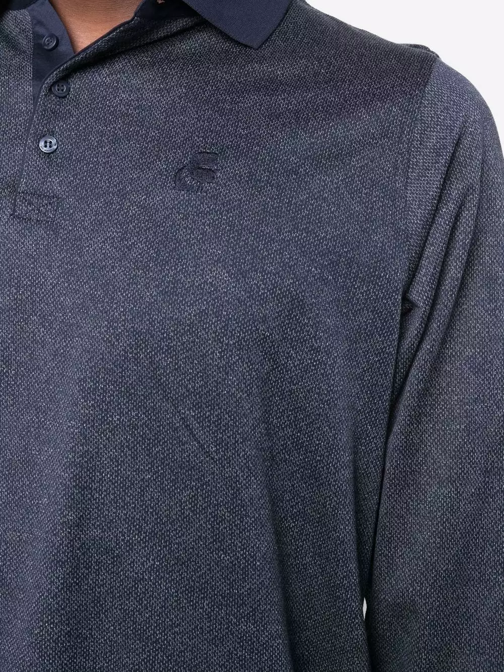 Karl Lagerfeld embroidered-logo polo shirt