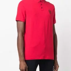 Karl Lagerfeld logo-patch polo shirt
