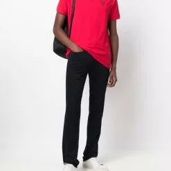 Karl Lagerfeld logo-patch polo shirt