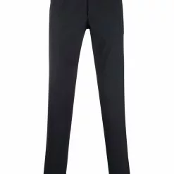 Karl Lagerfeld slim-cut logo-patch chinos