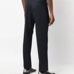 Karl Lagerfeld slim-cut logo-patch chinos