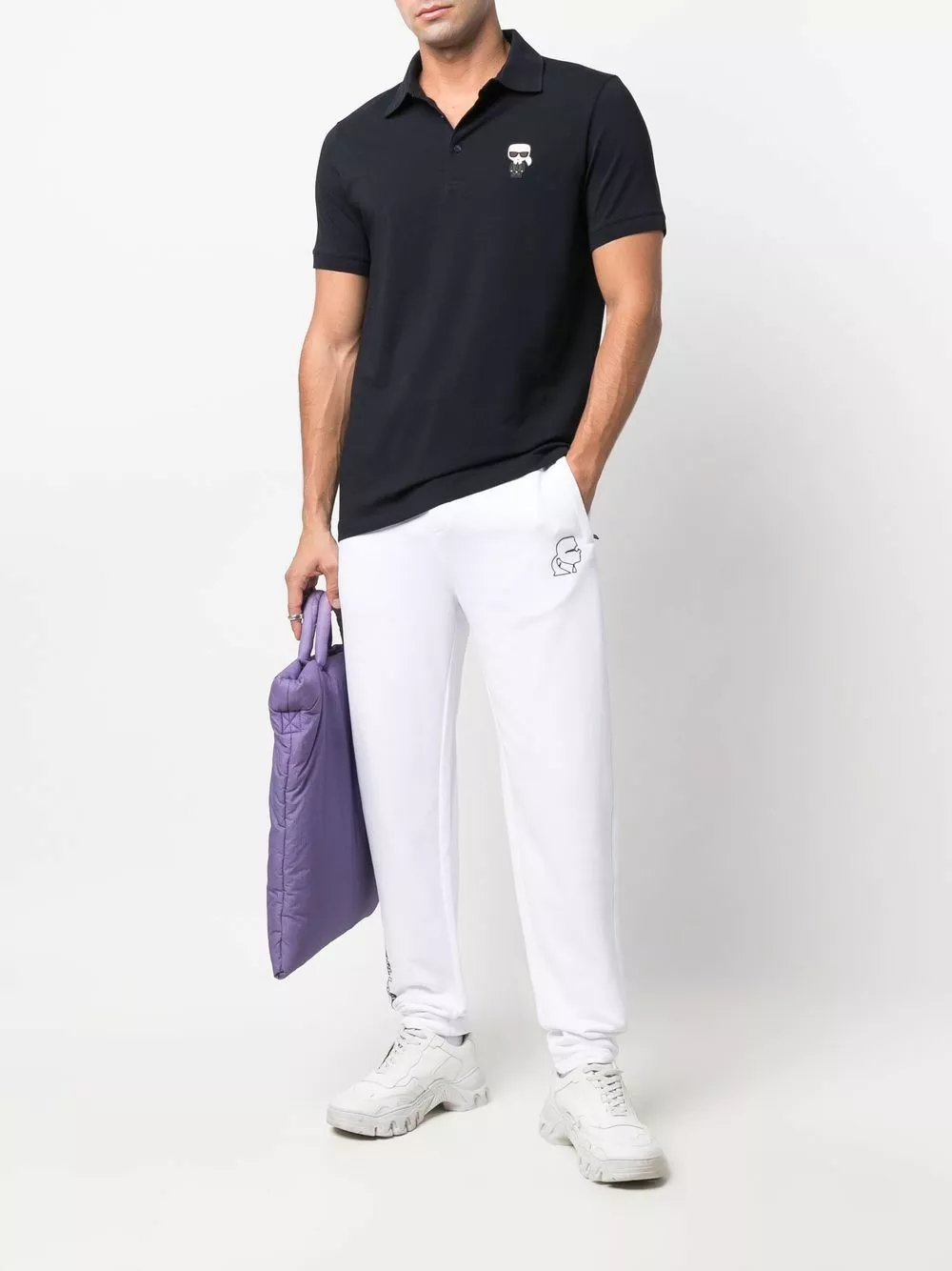 Karl Lagerfeld Karl print sweatpants