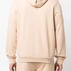 Karl Lagerfeld logo-print zipped hoodie