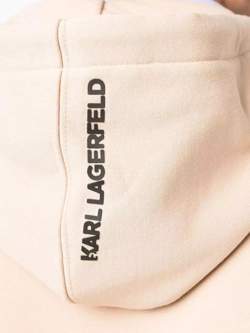 Karl Lagerfeld logo-print zipped hoodie