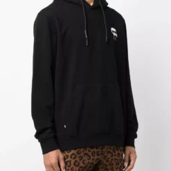 Karl Lagerfeld chest logo-print hoodie